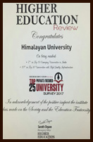 Higher Education Review Award